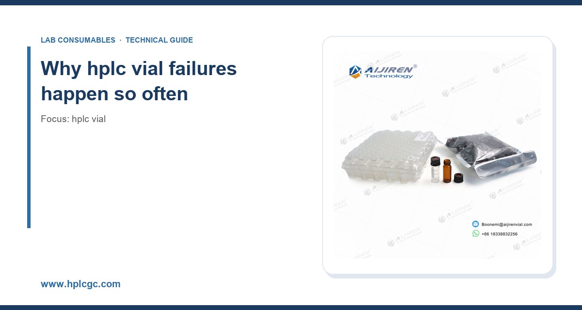 Why hplc vial failures happen so often