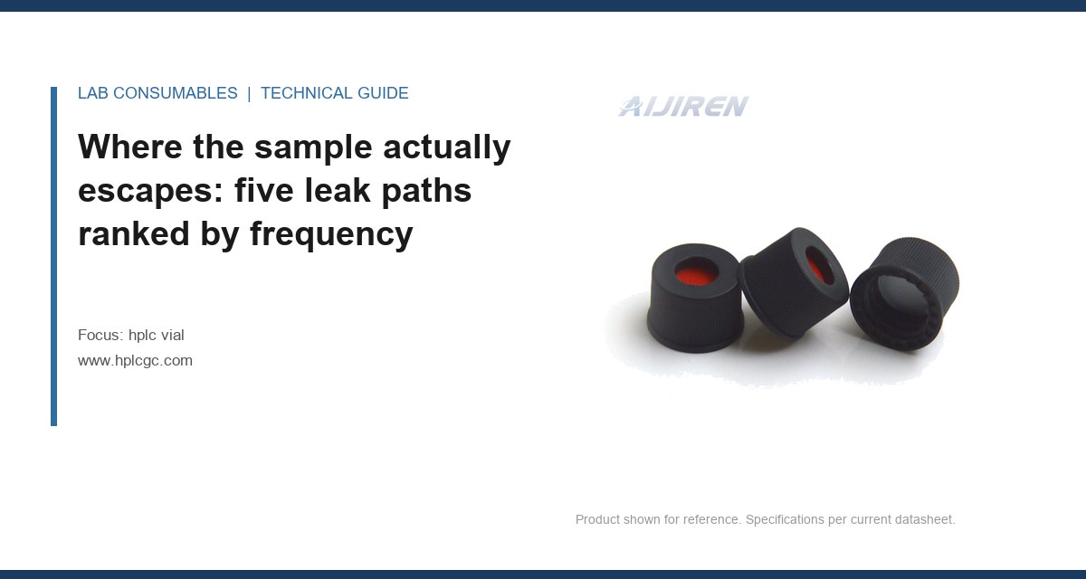 Where the sample actually escapes: five leak paths ranked by frequency